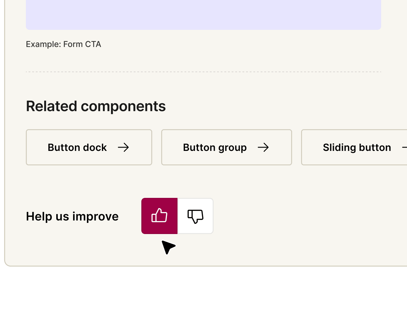 Feedback Footer